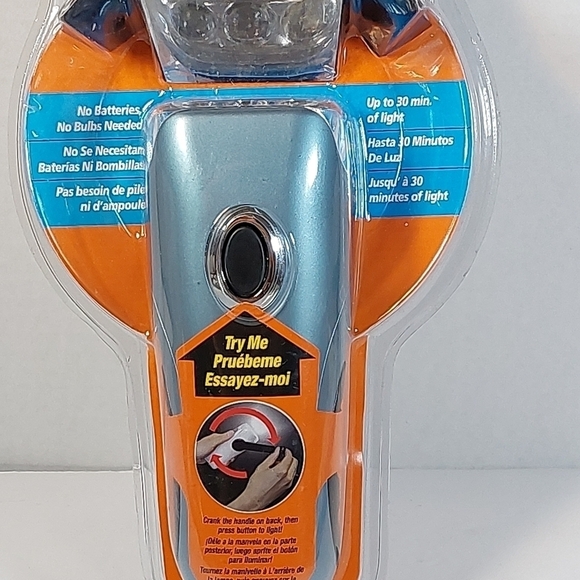 Garrity Power Lite Super Bright 3 LED Flashlight No Battery, No Bulbs Needed/NEW - Picture 6 of 10